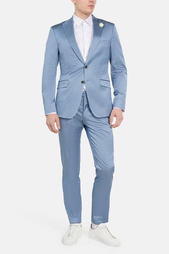 JOOP! Anzug 'Hawker' hellblau glänzend
