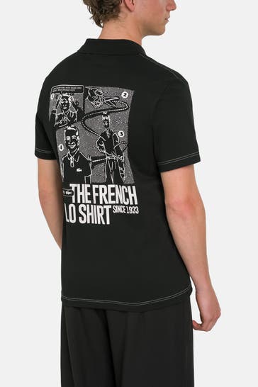 LACOSTE Polo-Shirt schwarz