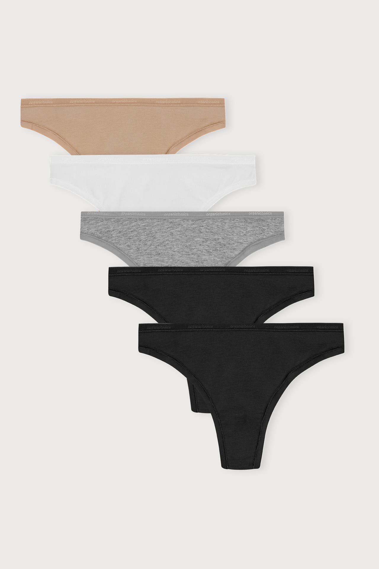 ORGANIC BASICS 5er-Pack Strings mehrfarbig, Bild 1