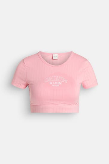 CALVIN KLEIN T-Shirt rosa