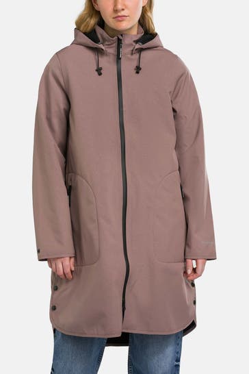 ILSE JACOBSEN Regenmantel taupe
