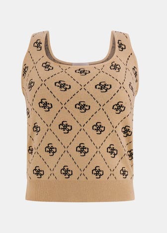 GUESS Strick-Top gemustert