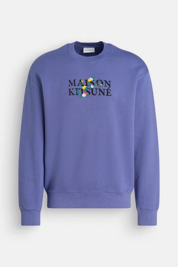 MAISON KITSUNÉ Sweatshirt lila
