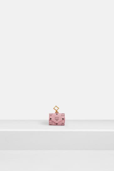 MCM AirPod ®-Hülle rosa gemustert