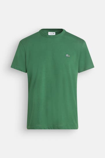 LACOSTE T-Shirt tannengrün