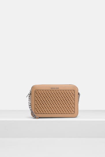 MICHAEL MICHAEL KORS Umhängetasche 'Jet Set' hellbraun