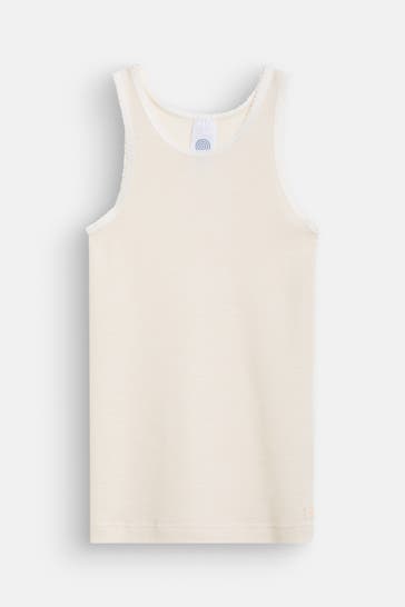 SANETTA Wolle-Seide-Unterhemd creme