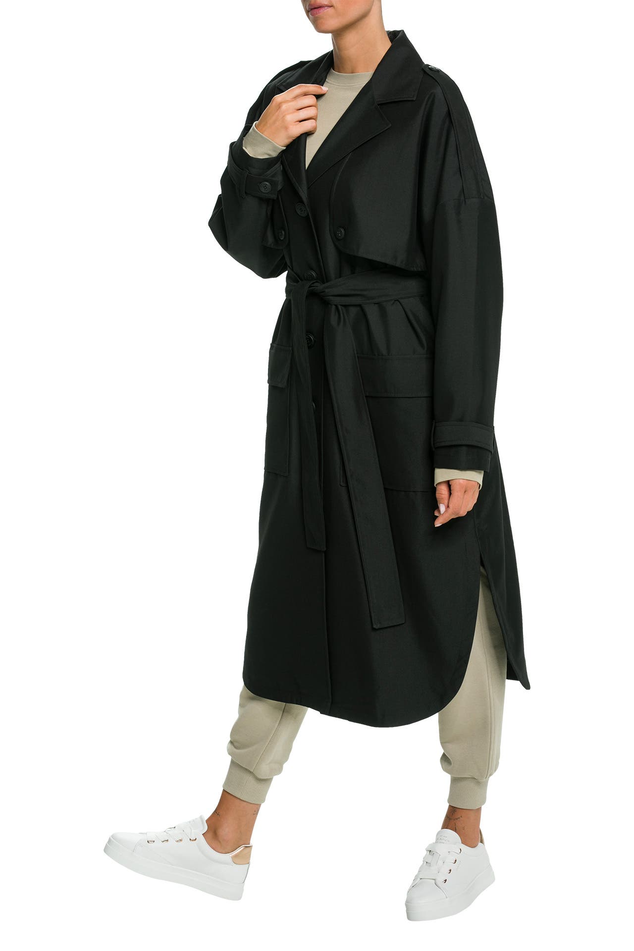 Karo kauer trenchcoat clearance
