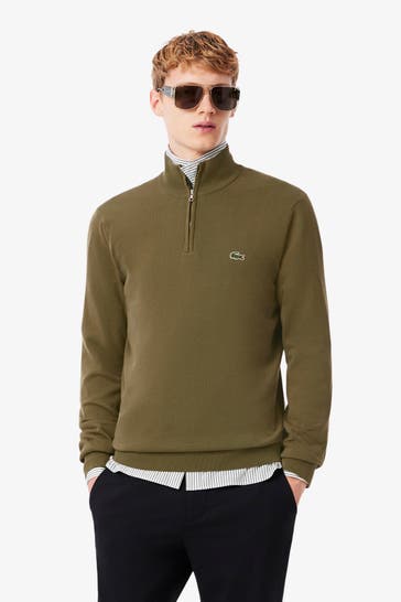 LACOSTE Strick-Troyer oliv