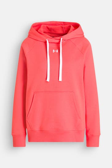 UNDER ARMOUR Hoodie 'Rival Fleece' orangerot