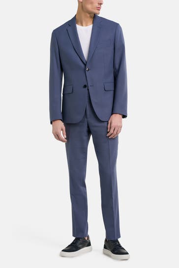 J.LINDEBERG Wollmix-Anzug marine