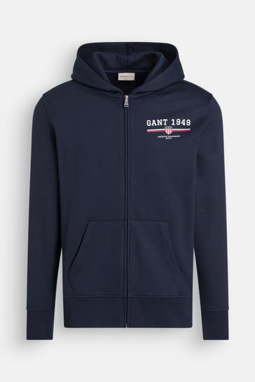 GANT Sweatjacke navy