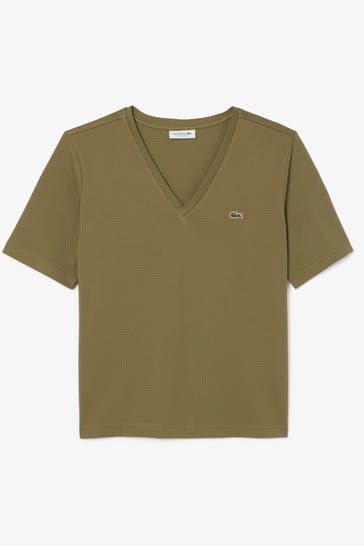 LACOSTE T-Shirt oliv