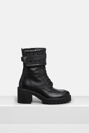 FERRAGAMO - Schnürstiefeletten 'Shiraz' schwarz