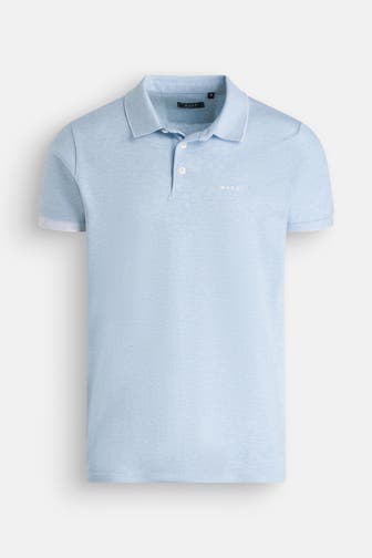 NEW ZEALAND AUCKLAND Polo-Shirt hellblau meliert