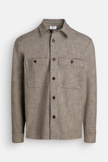 FILIPPA K Overshirt braun meliert