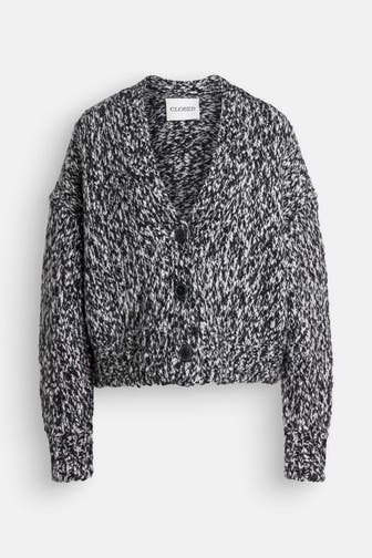 CLOSED Wollmix-Strickjacke meliert