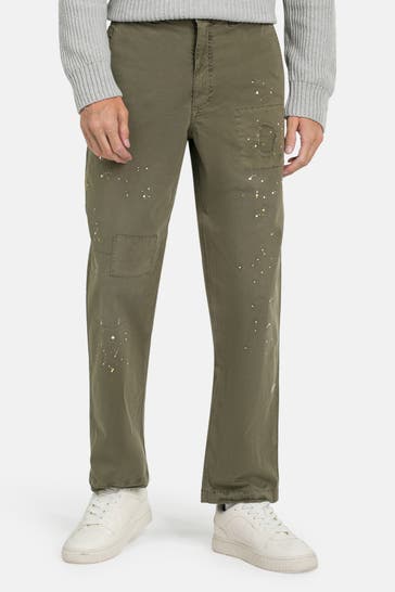 PEPE JEANS Stoffhose oliv