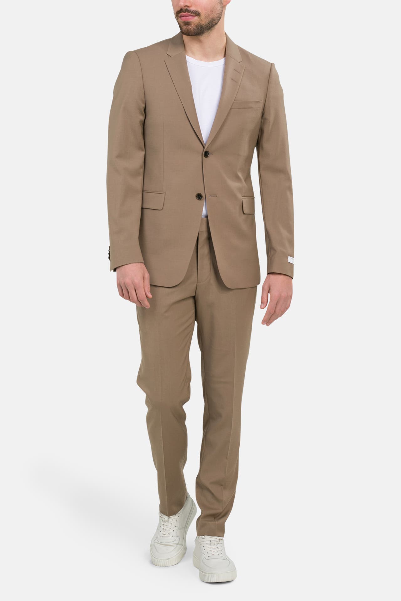 TIGER OF SWEDEN Wollmix-Anzug 'Jerretts-Tenutas' hellbraun, Bild 1