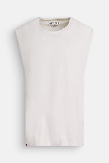 SUPERDRY Tank Top beige