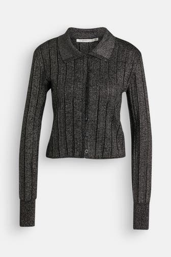 GESTUZ Strickjacke 'Mabel' dunkelgrau