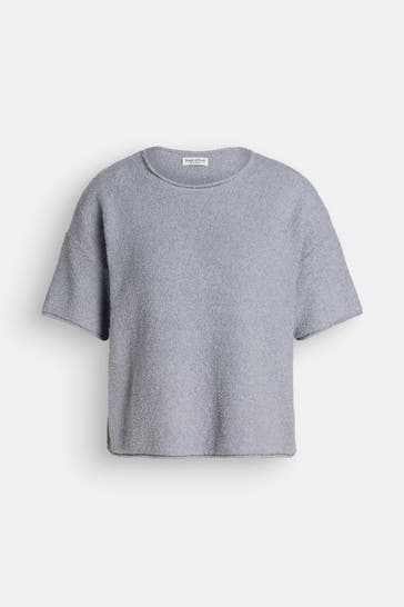 MARC O'POLO Strick-Shirt grau