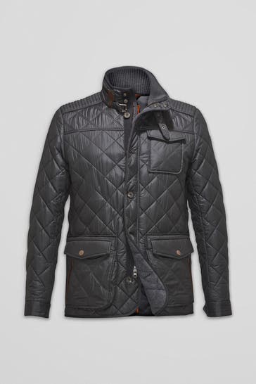 HANDSTICH Light-Steppjacke 'Kent' grau