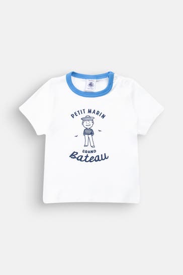 PETIT BATEAU T-Shirt weiß