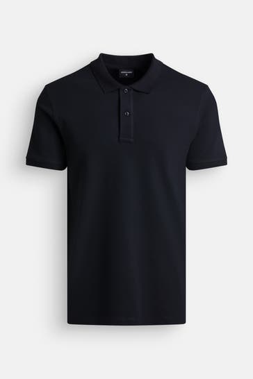 STRELLSON Polo-Shirt 'Petter' schwarzblau