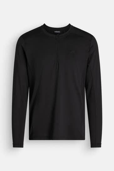 J.LINDEBERG SPORTSWEAR Longsleeve 'Tomas' schwarz