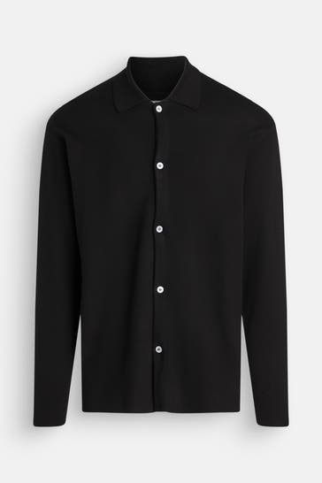 WOODBIRD Strickjacke schwarz