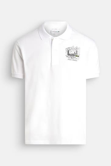 LACOSTE Polo-Shirt weiß