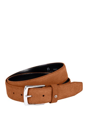 AIGNER Ledergürtel cognac