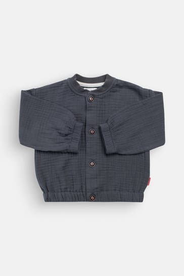 SANETTA Sweatjacke grau