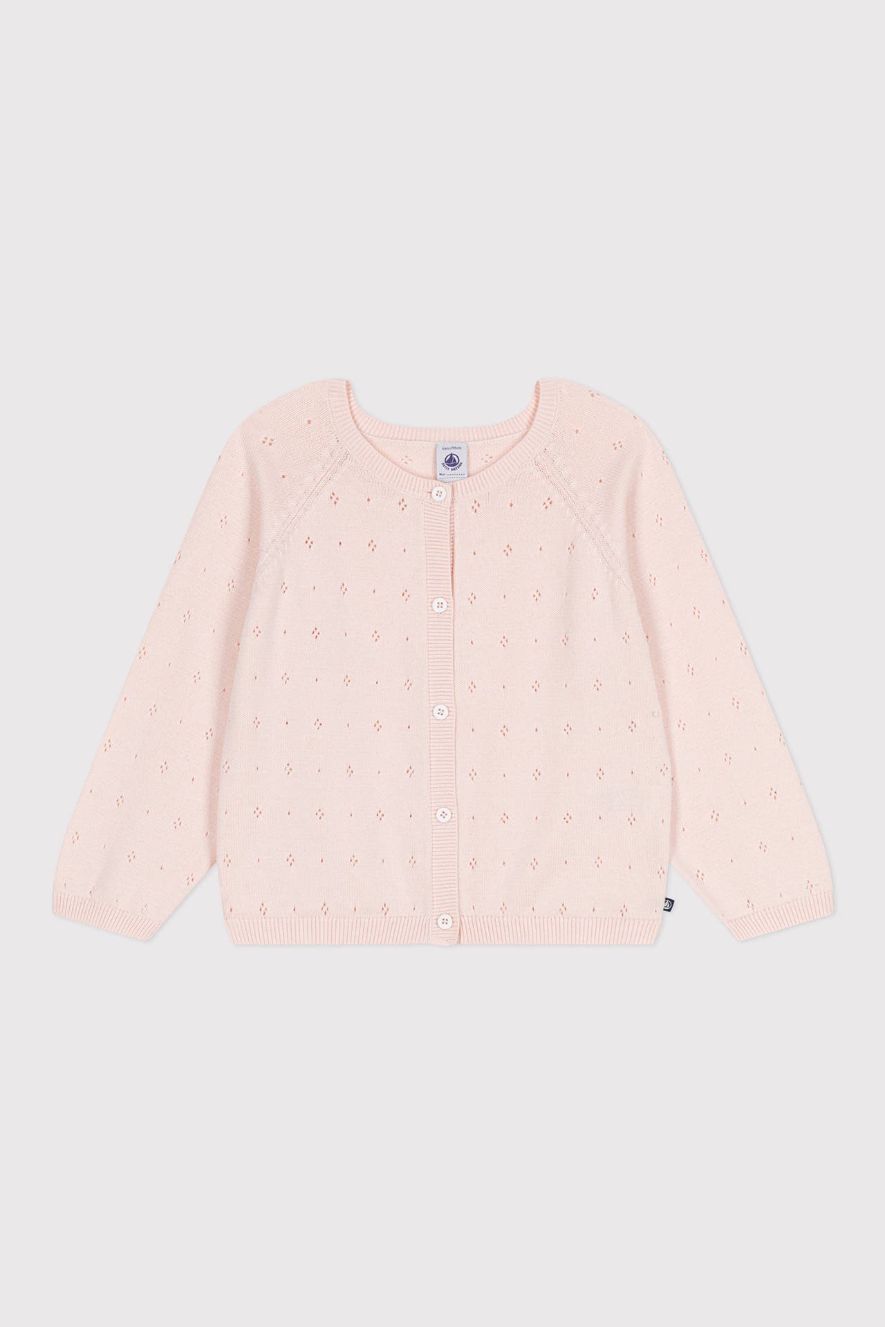 PETIT BATEAU Strickcardigan rosé, Bild 1