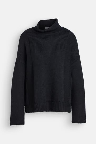 MARC O'POLO Wollmix-Pullover schwarz
