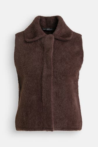 BETTY BARCLAY Strickweste dunkelbraun