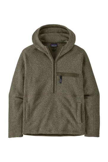 PATAGONIA Strickhoodie oliv
