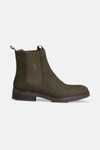 U.S. POLO ASSN. Chelsea-Boots 'Ylenia' oliv