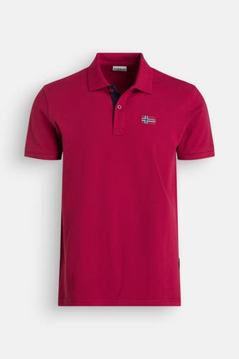 NAPAPIJRI Polo-Shirt dunkelrot