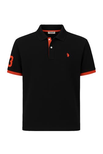 U.S. POLO ASSN. Polo-Shirt schwarz