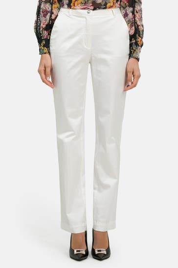 GUESS Stoffhose 'Zoe' weiß