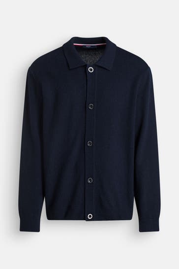 HECHTER Paris Strickcardigan schwarzblau