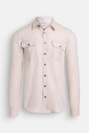 HECHTER Paris Casual-Hemd 'Kent' beige