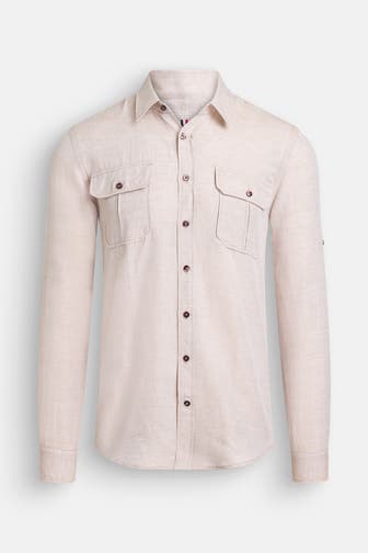 HECHTER Paris Casual-Hemd 'Kent' beige