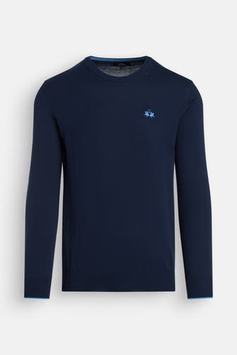 LA MARTINA Strickpullover dunkelblau