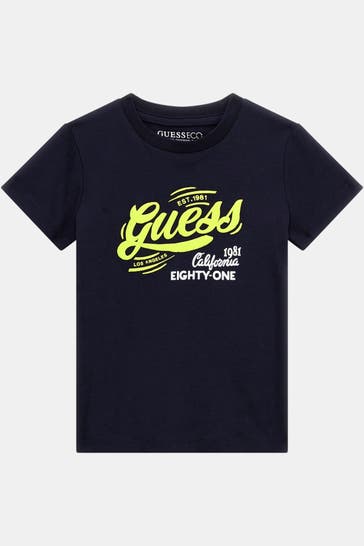 GUESS T-Shirt navy