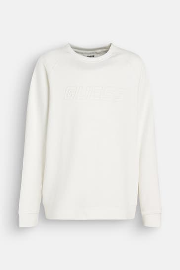 GUESS Sweatshirt weiß
