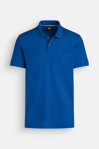 BOSS Polo-Shirt blau