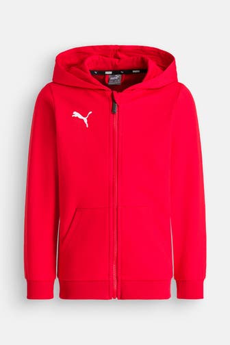 PUMA Sweatjacke 'Team Goal' rot